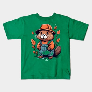 Beaver hoody Tshirt tees Kids T-Shirt